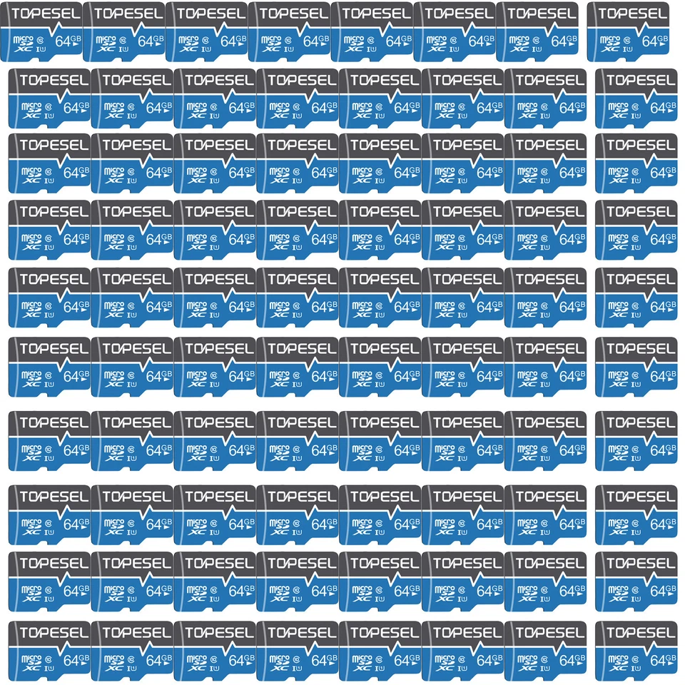 TOPESEL Ultra Micro SDXC SD Card Memory Card lOT 1/5/ 10/ 100PCS 64GB U1 TF Card - Image 1 of 4