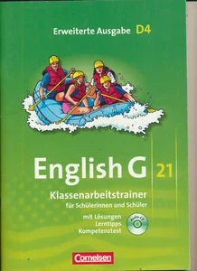 Mulla, Ursula: English G 21 - Ausgabe D4 -Klassenarbeitstrainer mit Audio CD  - Imagen 1 de 1