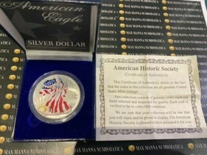 USA DOLLARO ONCIA 1999 SMALTO POLICROMO COD. 3913-SC.4 - Picture 1 of 4