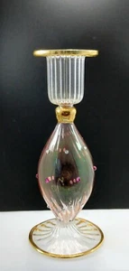 Vintage Egyptian Candle stand SwarovskiCrystal made pre 1995 JCE17 43 - Picture 1 of 1