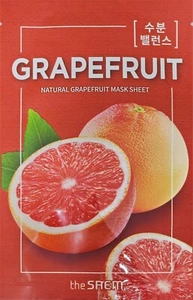 The Saem Grapefruit Sheet Mask 10pcs Refreshing Hydration & Vitalizing K-Beauty - Picture 1 of 6