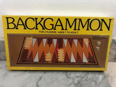 NEW, SEALED. WHITMAN 1981 BACKGAMMON GAME MANUFACTURED BY WESTERN PUBLISHING - Image 1 of 4