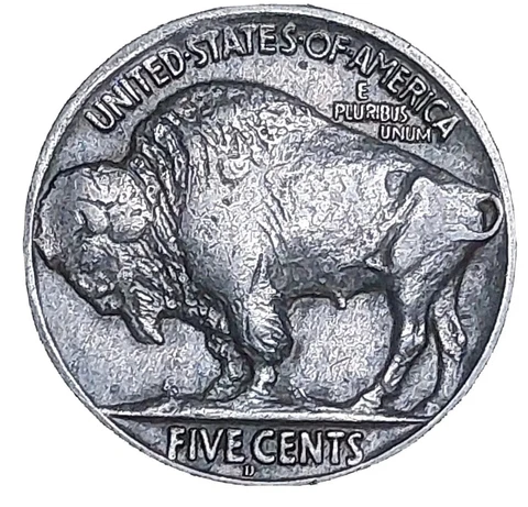 1920-D Denver Buffalo Nickel~Tougher Date/High Grade~AU Cover
