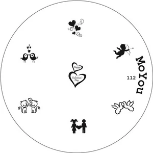 Moyou Stamping Schablone Stempel Nails Stamp # 112 - Bild 1 von 1