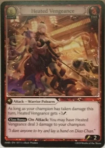 Heated Vengeance Rare Regular - Grand Archive, Mortal Ambition - Picture 1 of 1