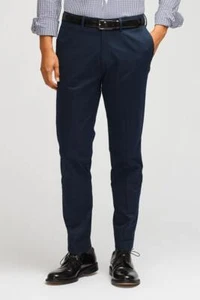 DL 1961 Men's Ivan Slim Chino Dress Flat Front Navy Blue Pants Size 38 Was$200 - Picture 1 of 4