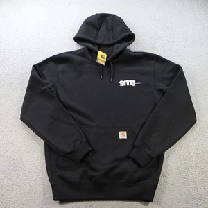 Carhartt Hoodie Men Small Black Loose Midweight Logo Workwear Skater American - Picture 1 of 12
