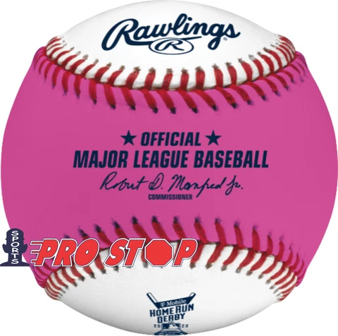 2023 All Star HOME RUN DERBY MONEY Ball PINK Official Rawlings Baseball - boxed Cover