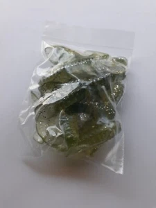 4 Inch Curly Tail Grubs with Silver Glitter New Old Stock Clearance Priced 10ct - Picture 1 of 1