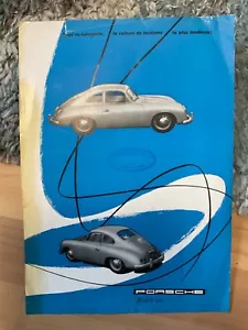 PORSCHE MODELE 356 SALES SHEET circa 1956. FRENCH - Picture 1 of 2