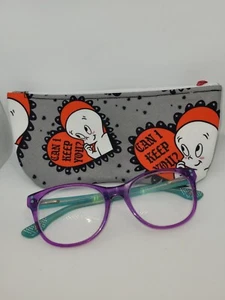 Spectacle sunglasses case Handmade Casper friendly ghost print - Picture 1 of 3