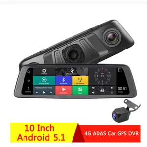 Car DVR Camera rear view Mirror with Bracket Android Wifi bluetooth GPS Dash cam - Picture 1 of 10