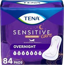 TENA Incontinence Pads for Women, Overnight, 28 Count-(Pack of 3)