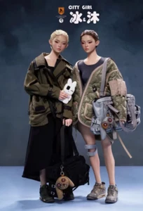 Mr.Z CG001A/B 1/6 Female Figure Model for 12'' City Girl Bing Mu Action Figures - Picture 1 of 6