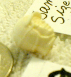 1/24 Revell White Color Slot Car Driver Head NOS #4A-2 - Picture 1 of 5