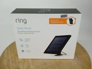 RING SOLARPANEL wiederaufladbar Strom schwarz wetterfest offene Box 0131 - Bild 1 von 5