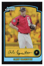 C742 CLINT NAGEOTTE 2003 BOWMAN CHROME GOLD REFRACTOR 44/50 TEAM USA