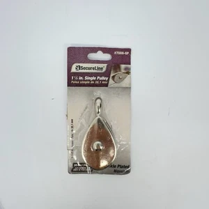 NIP SecureLine 1 1/2 in. Nickle Plated Single Pulley - Picture 1 of 3