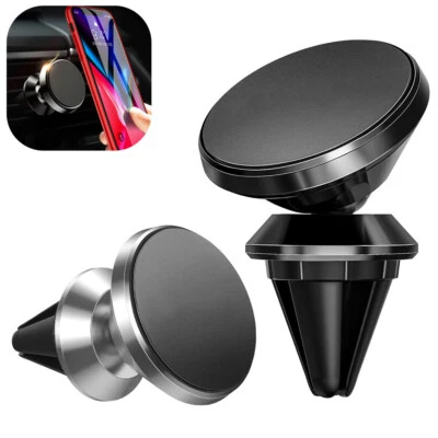 360° Universal Magnetic Car Phone Holder For iPhone Samsung Car Air Vent Stand - Image 1 of 4