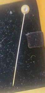 Imitation pearl  hat or stick pin - Picture 1 of 3
