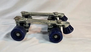 Vintage Adidas Nash Cruisers Roller Skate Plates & Wheels 10.5" Long Approx Sz 9 - Picture 1 of 13