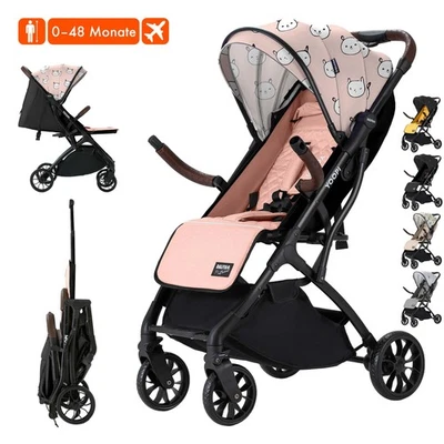 YOOPI Travel Buggy with Telescopic Handle - Compact Foldable, Buggy Ideal for Plane  - Image 1 of 4