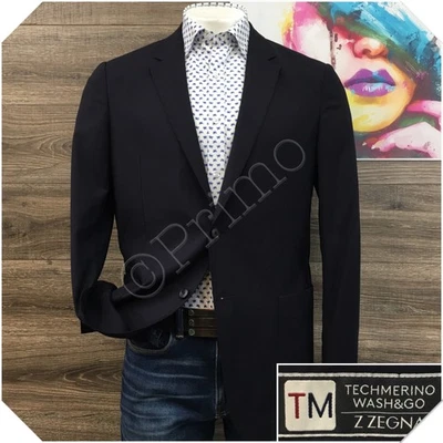Z ZEGNA мужской Blazer Sport пальто повседневный куртка размер 42L Tech Merino шерсти костюм - Изображение 1 из 4