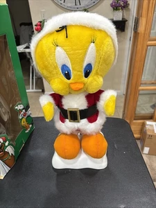 Vintage 1998 Warner Bros Animated Tweety ca. 17" groß in Box und funktioniert neu - Bild 1 von 17