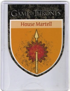 Game of Thrones Season 3 - H10 Martell House Sigil Case-Topper Card - Foto 1 di 1