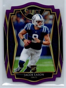 2020 Panini Select #148 Jacob Eason Viola Prizm Die Cut - Foto 1 di 2