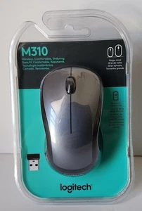 Logitech M310 Wireless Optical Mouse – Silver/Gray, New Sealed in Package - Picture 1 of 3