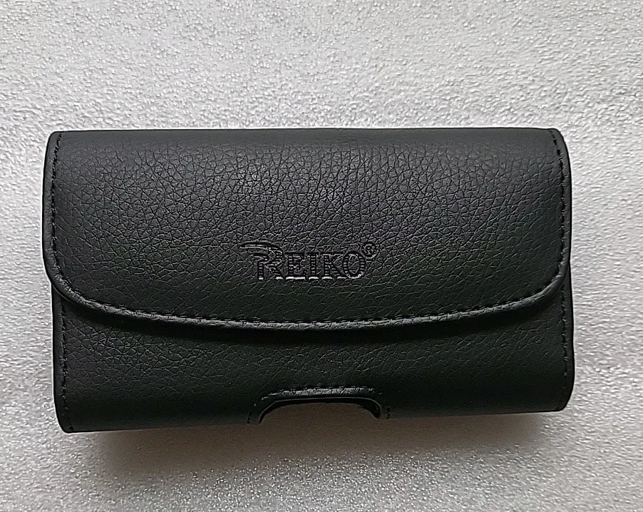 Funda de cuero con clip para cinturón Reiko funda para teléfono 5" X 3" X 1" Foto 1 de 4