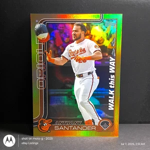 2025 Topps - SSP GOLD FOIL- #/50 Anthony Santander #WTW-5***MINT***QRSC*** - Picture 1 of 6