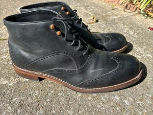 Wolverine 1000 Mile 6” Chukka Boots Men’s Size 11 Dark Black Leather - Picture 1 of 13