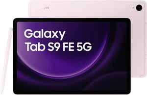 Samsung Galaxy Tab S9 FE 5G + Wi-Fi 10,9" Tablet 128GB Lavender - Wie Neu - Afbeelding 1 van 9