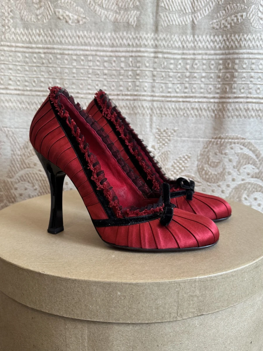 ルイ・ヴィトン レッドオープントゥハイヒール ルイ・ヴィトン レッド