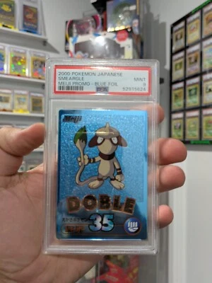 Pokemon Card 2000 PSA 9 DOBLE SMEARGLE Holo Japanese BLUE Meiji Promo POP 22 - Image 1 of 3