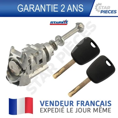 BARILLET SERRURE DE PORTE AVANT GAUCHE PEUGEOT 407 CITROEN C4 9170 Y1 9170 Y0 - Immagine 1 di 4