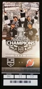 2012 LA Kings Stanley Cup Champs Commemorative Ticket - Picture 1 of 1