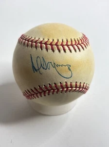 Al Downing Signed Baseball Yankees Dodgers PSA AK27614 - Picture 1 of 2