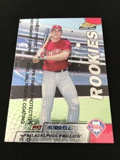 PAT BURRELL ROOKIE TOPPS FINEST 1999 PHILADELPHIA PHILLIES RC BASEBALL CARD