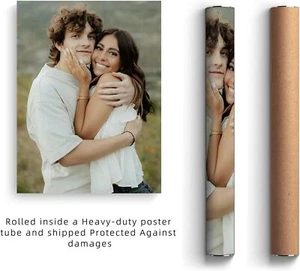 Custom Unframed Posters Upload Your Photo Image Printing Canvas Prints Wall Art - Picture 1 of 14
