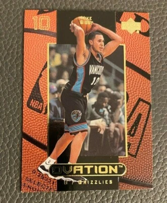 1999-00 Upper Deck Mike Bibby #58  Ovation Vancouver Grizzlies - Image 1 of 2