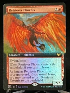 MTG Magic STX Strixhaven Extended Art Foil Retriever Phoenix - Rare - Bild 1 von 1