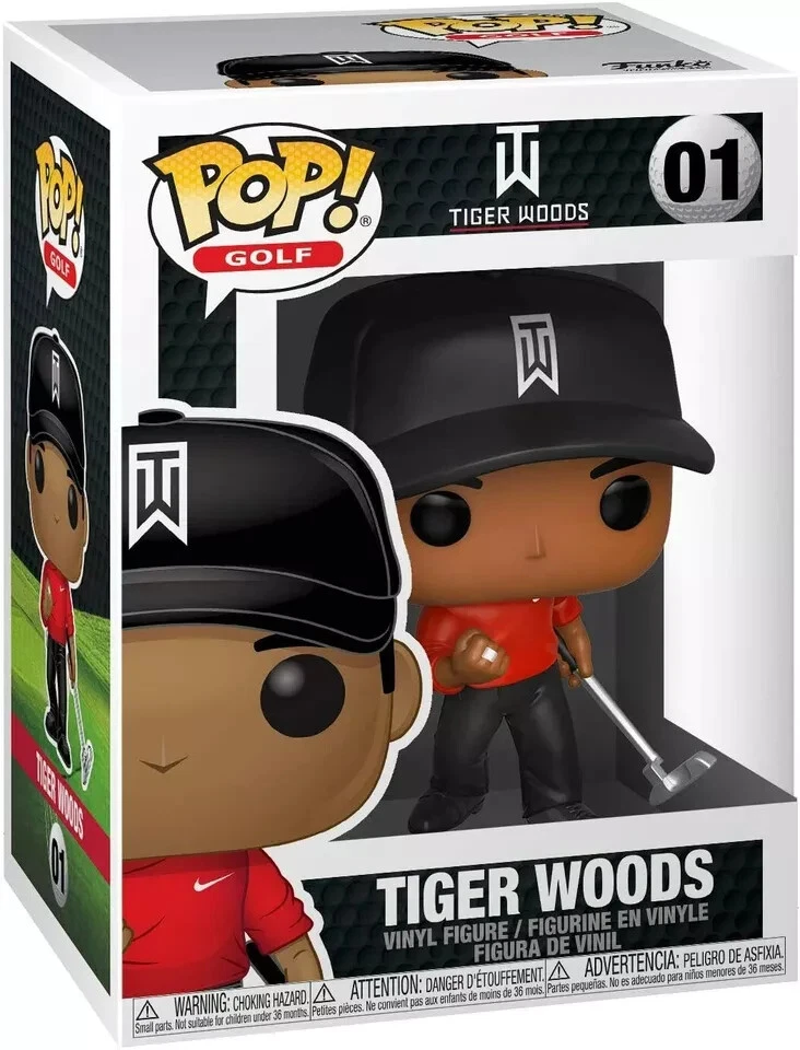 TIGER WOODS PGA GOLF FUNKO POP! FIGURA DE VINILO MLB #01 CON FUNDA PROTECTORA Foto 1 de 2
