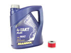 Produktbild - Motoröl Ölfilter KN113 Set SAE 10W-40 4 Liter für Honda VT 125 XL 125 V XL125