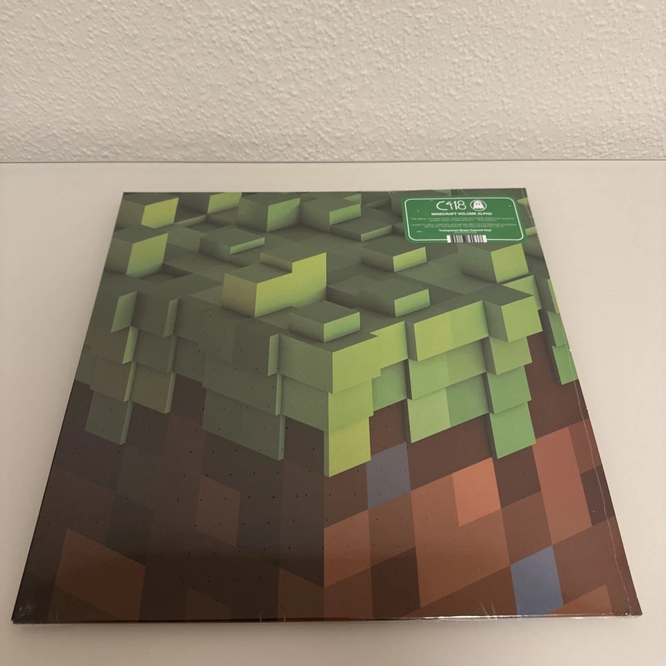 C418  Minecraft Volume Alpha TRANSPARENT GREEN VINYL - Sealed - Bild 1 von 3