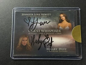 HILLARY DUFF JENNIFER LOVE HEWITT 2010 GHOST WHISPERER FUMETTO CON DOPPIA AUTO RARO - Foto 1 di 2