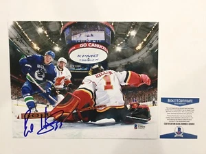 Bo Horvat Signed Autographed 8x10 Photo Vancouver Canucks Beckett BAS COA b - Picture 1 of 2