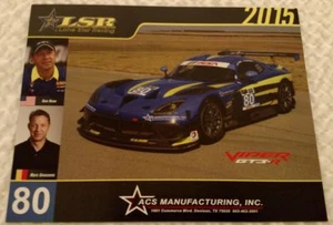 Dodge Viper GT3-R GTD 2015 cuota IMSA TUSC tarjeta de héroe - Imagen 1 de 1